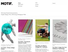 Tablet Screenshot of motif.ie